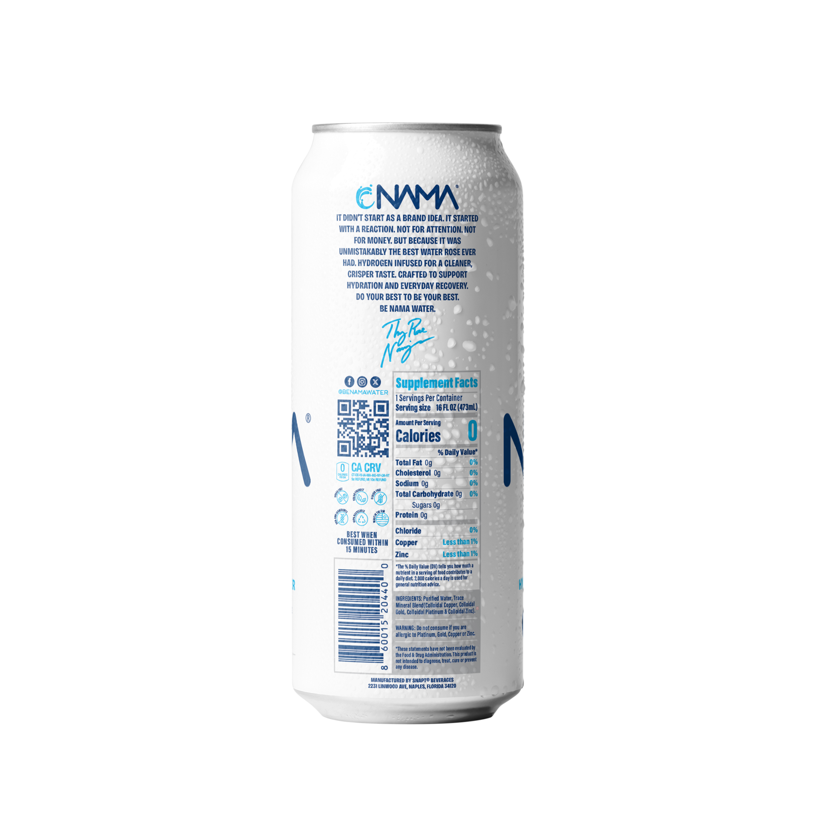 Nama Hydrogen Water - 16oz | 12PACK